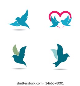 Dove vector icon illustration design