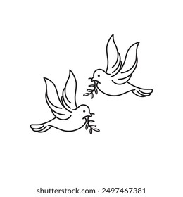 Vector de paloma, Imagen de paloma, ilustración de paloma, Vector de paloma