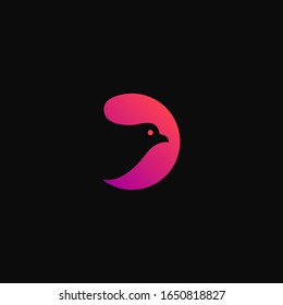 Dove vector image for web and design