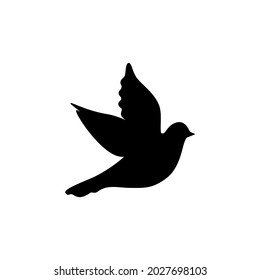 Dove Vector Png Icon Isolated On White Background