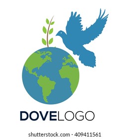 Dove Vector Template
