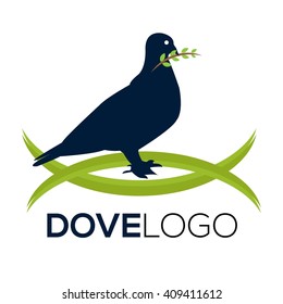 Dove Vector Template
