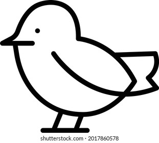 dove vector thin line icon