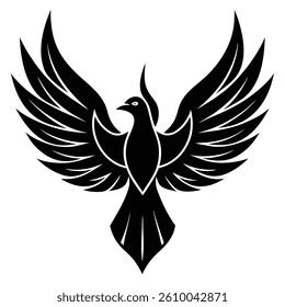 Dove with Wings Like Rising Flames