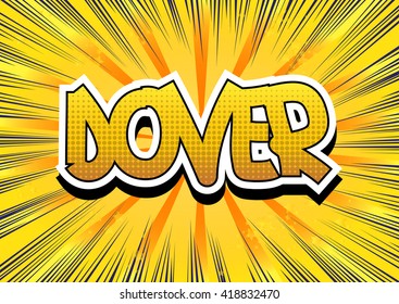 Dover - Comic book style word