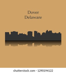Dover, Delaware ( City Silhouette ) 