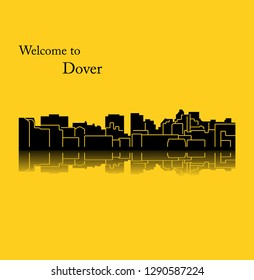 Dover, Delaware ( city silhouette ) 