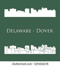 Dover, Delaware ( city silhouette ) 