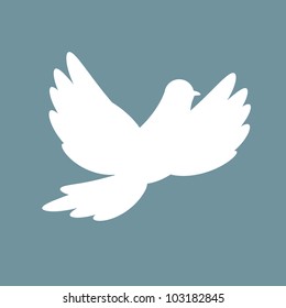 Doves Silhouette Stock Vector (Royalty Free) 103182845 | Shutterstock