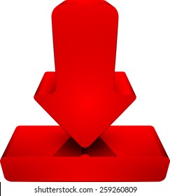 dovnload icons abstract vector illustration isolated eps 10 / dovnload icons