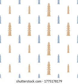 Dowel Icon Seamless Pattern, Dowel For Screw Fastening Vector Art Illustration