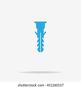 Dowel icon. Vector concept illustration for design.