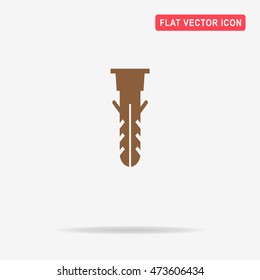 Dowel icon. Vector concept illustration for design.