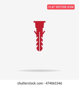 Dowel icon. Vector concept illustration for design.