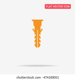 Dowel icon. Vector concept illustration for design.