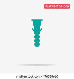 Dowel icon. Vector concept illustration for design.