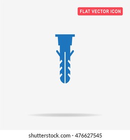 Dowel icon. Vector concept illustration for design.