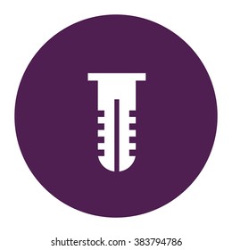 Dowel. Vector icon purple

