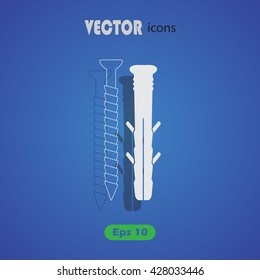 Dowel vector icon for web and mobile