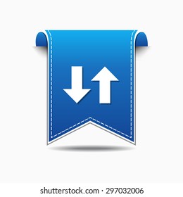 Up Down Arrow Coloful Vector Icon Design