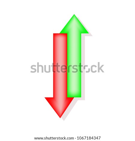 Down Arrow Forex Stock Vector Royalty Free 1067184347 Shutterstock - 