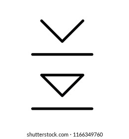 down arrow icon