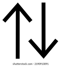 up and down arrow icon 