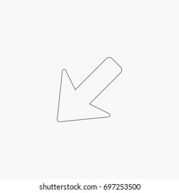 down arrow icon