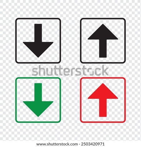 up and down arrow icon