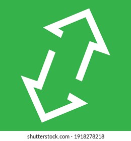 Up and down arrow icon design concept