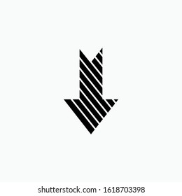 
Down Arrow Icon - Direction Illustrations, Vector Sign & Trendy Symbol.
