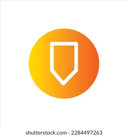 down arrow icon with isolated vektor and transparent background.