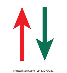Up Down Arrow Icon North South Pointer Point Lift Elevator Button Download Upload Load Loading Cursor Forward Backward Black White Vector Sign