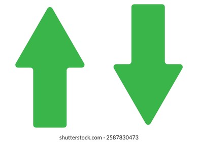 Up Down Arrow Icon North South Pointer Point Lift Elevator Button Download Upload Load Loading Cursor Forward Backward arrow . vector illustration eps 888.