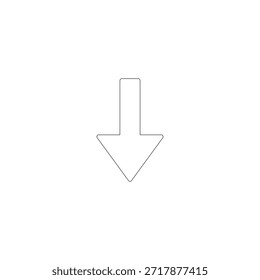 Icono de flecha hacia abajo para la navegación
