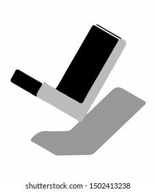 down arrow icon symbol isometric - Vector