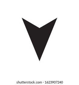Down Arrow Icon In Trendy  Design Vector Eps 10