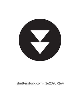 Down Arrow Icon In Trendy  Design Vector Eps 10