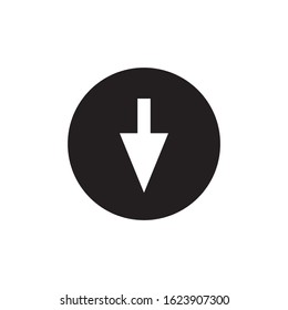 Down Arrow Icon In Trendy  Design Vector Eps 10