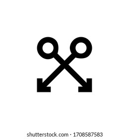Down arrow icon. Arrow down icon vector sign, abstract button design, digital download icon