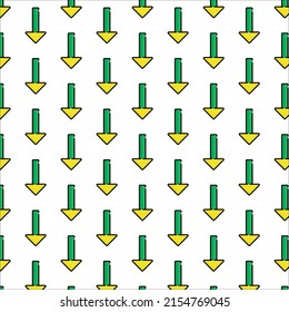 Down Arrow Pattern In Design 