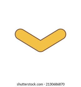 Down Arrow premium icon sign symbol vector illustrations