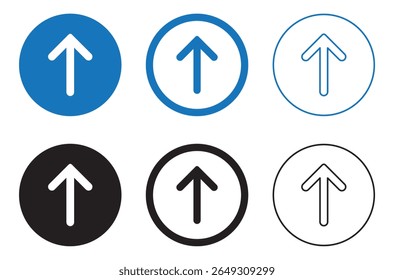 up and down arrow. up and down arrow solid and line icon set. vector illustration. eps file.
