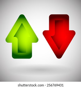 Up - Down Arrow Vector