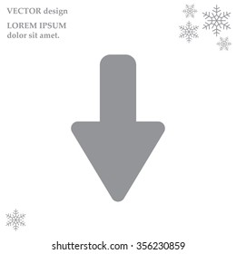 down Arrow vector icon