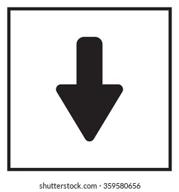 down Arrow vector icon