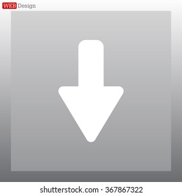 down Arrow vector icon