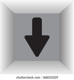 down Arrow vector icon