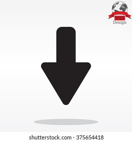 down Arrow vector icon
