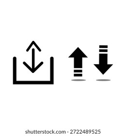 Down Arrow Vector icon - Download Direction Navigation Symbol